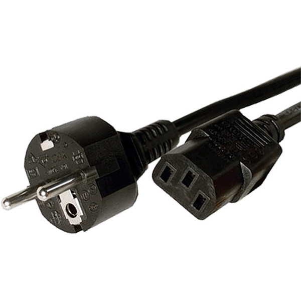 Cablenet 42 0564 2m Power plug type F C13 coupler Black power cable