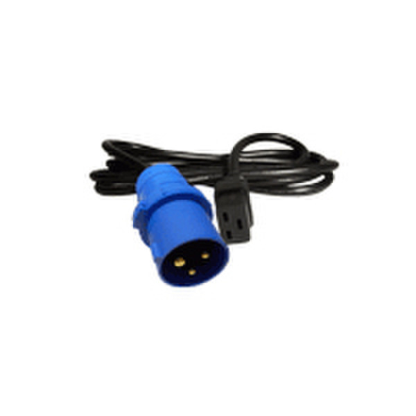 Cablenet 42 4047 2м IEC 309 Разъем C19 Черный, Синий кабель питания