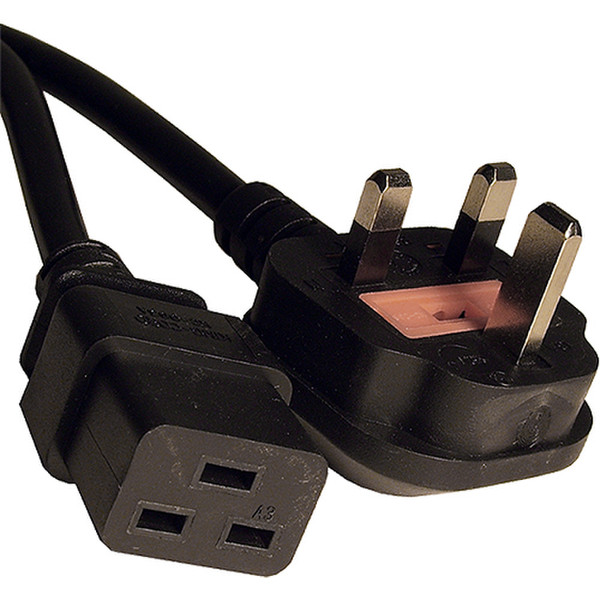 Cablenet 42 0565 2.5м Power plug type G Разъем C19 Черный кабель питания