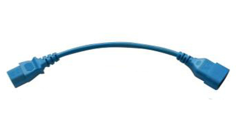 Cablenet 42 2710 0.5m C14-Koppler C13-Koppler Blau Stromkabel