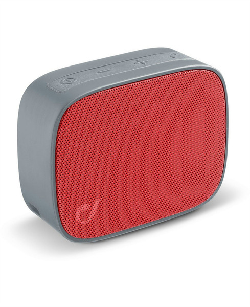 Cellularline Fizzy Mono portable speaker Прямоугольник Серый, Красный