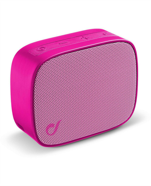 Cellularline Fizzy Mono portable speaker Rectangle Pink