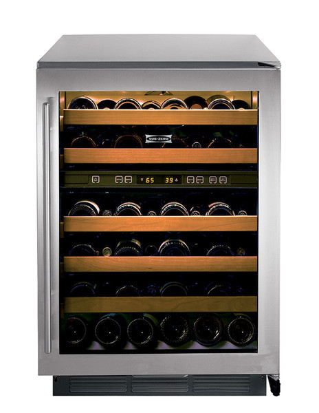 SUB-ZERO ICB424FSG Отдельностоящий Нержавеющая сталь 46бутылка(и) wine cooler