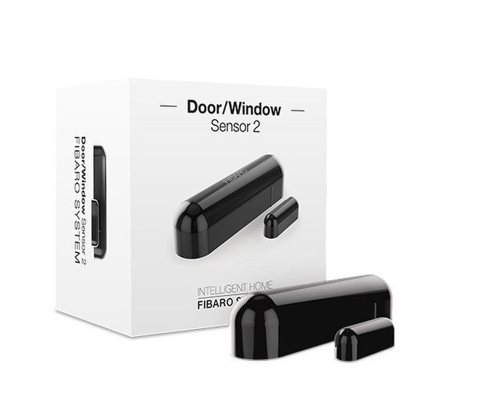 Fibaro FGDW-002-3 ZW5 Kabellos Schwarz Türen-/Fenstersensor