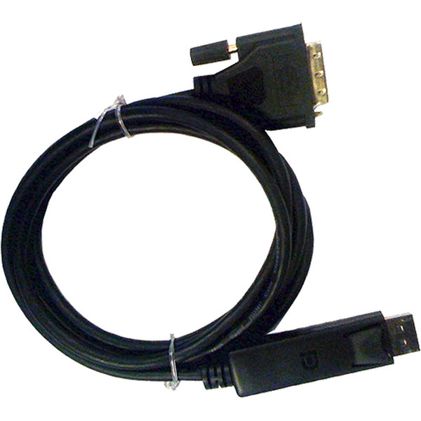 Cablenet 24 0206 2m DisplayPort DVI Black video cable adapter