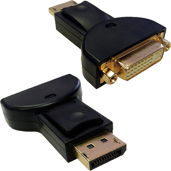 Cablenet 24 0201 DisplayPort DVI Black video cable adapter