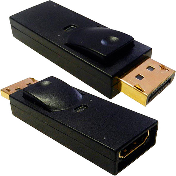Cablenet 24 0200 DisplayPort HDMI Schwarz Videokabel-Adapter