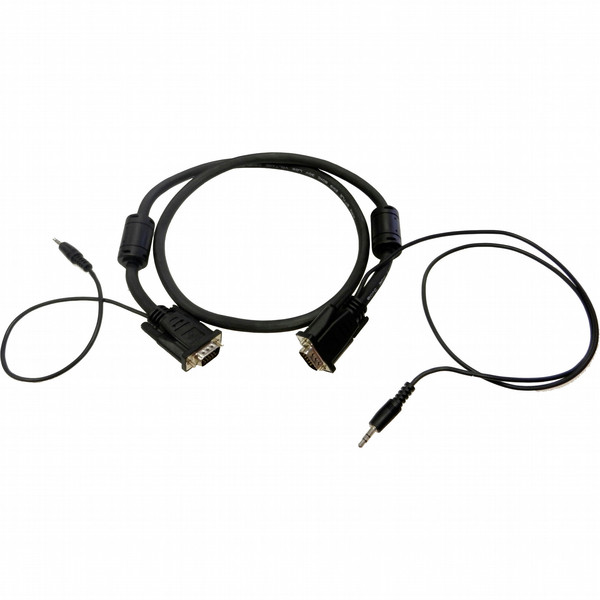 Vistel V10AD-SVGA 10m VGA (D-Sub) + 3.5mm VGA (D-Sub) + 3.5mm Black VGA cable
