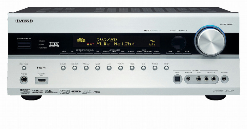 ONKYO TX-SR707 Schwarz, Silber AV-Receiver