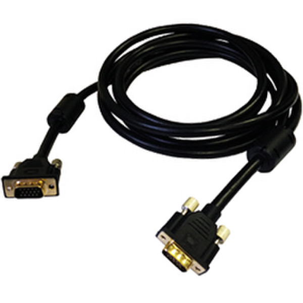 Cablenet GZS-2MM 2m VGA (D-Sub) VGA (D-Sub) Black VGA cable