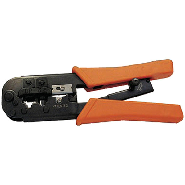 Cablenet 87 2808 Crimping tool Black,Orange cable crimper