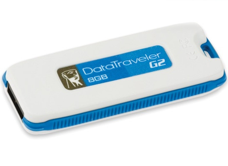 Kingston Technology DataTraveler 8GB Generation 2 (G2) 8ГБ USB 2.0 Тип -A Синий USB флеш накопитель