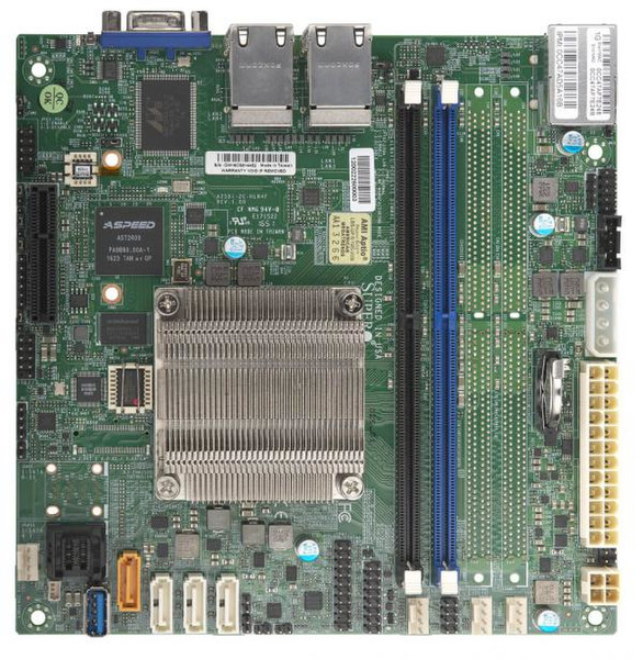 Supermicro Netzwerkadapter / Schnittstellen Mini ITX Server-/Workstation-Motherboard