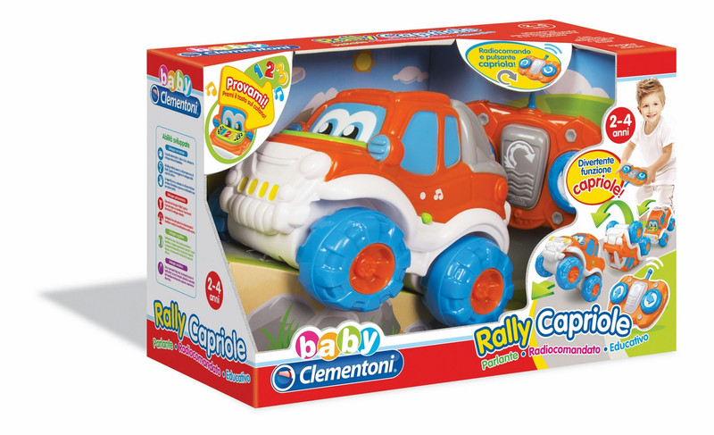 Clementoni Rally Capriole Schwarz Junge Hängespielzeug für Babys