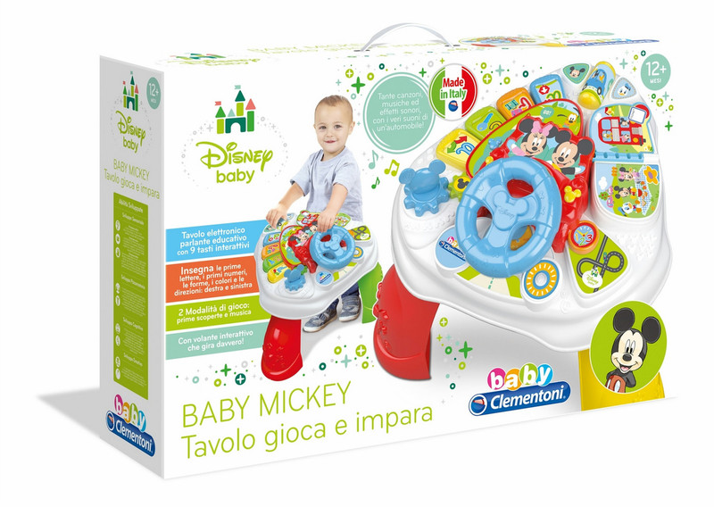 Clementoni Baby Mickey Tavolo Gioca e Impara Kind Junge/Mädchen Lernspielzeug