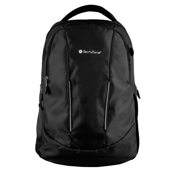 TechZone TZ17LBP02-NEGRO Polyester Black backpack