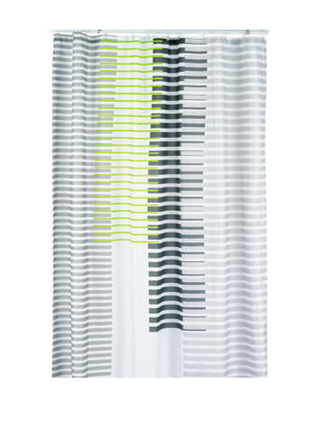 Kela 22084 Ring Polyester Green,Grey shower curtain