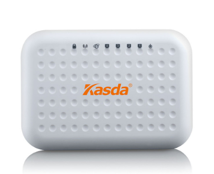 Kasda KW55293 Single-band (2.4 GHz) Fast Ethernet White wireless router