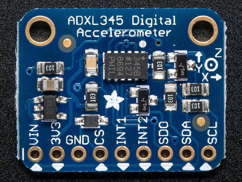 Adafruit 1231 Development board accelerometer