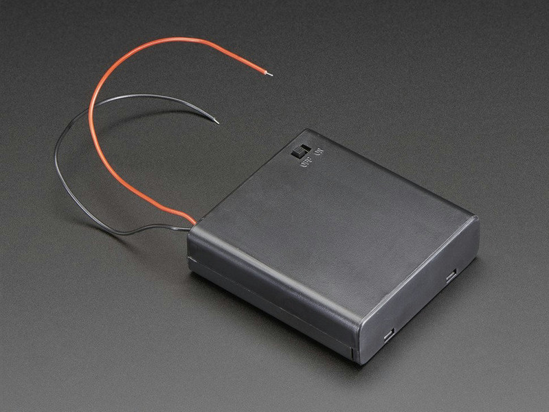 Adafruit 830 4 AA battery holder/snap