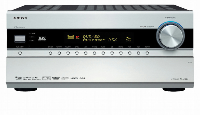 ONKYO TX-NR807 7.2channels Silver AV receiver