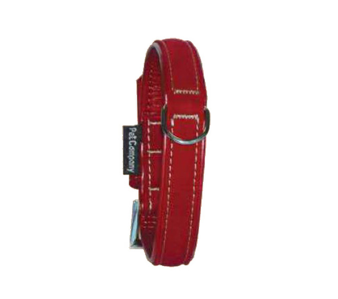 Vitakraft 17385 Rot Leder Medium Hund Standard collar Halsband für Haustiere