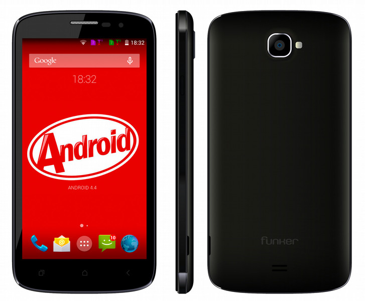 Funker R504 Dual SIM 8GB Black smartphone