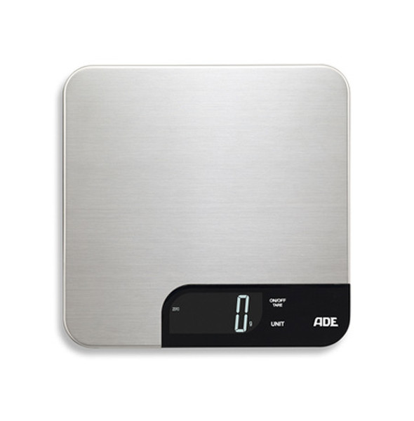 ADE KE 1600 Alessia Tabletop Square Electronic kitchen scale Stainless steel