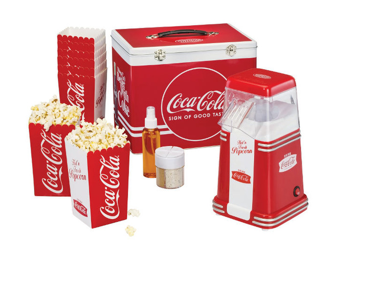 Simeo CC650 1100W Rot, Weiß Popcornmaschine