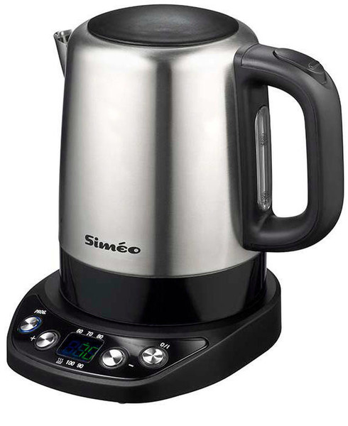 Simeo CT420 1L 2000W Black,Stainless steel electric kettle