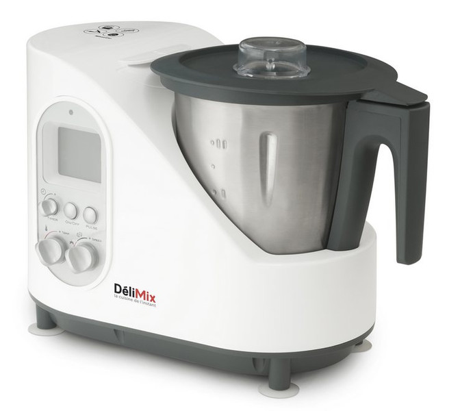 Simeo Delimix 2L Grey,Stainless steel,White