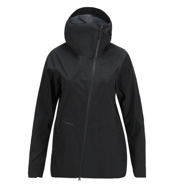PeakPerformance G60135014 Women's boucle jacket XS Polyamide,Polyester Black