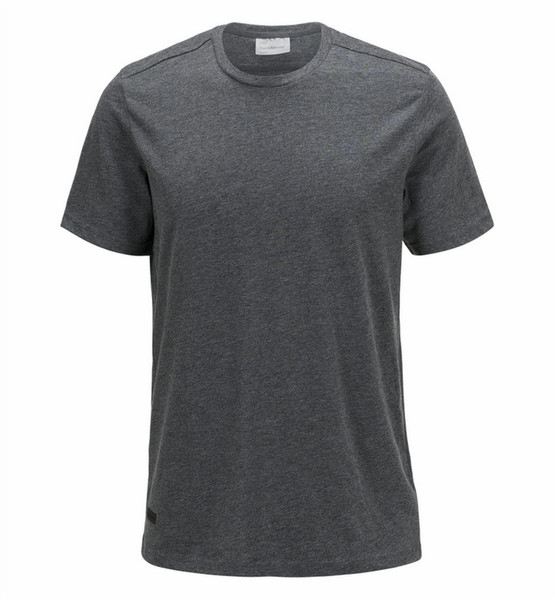 PeakPerformance G53215028 T-shirt L Short sleeve Crew neck Cotton,Polyester Grey