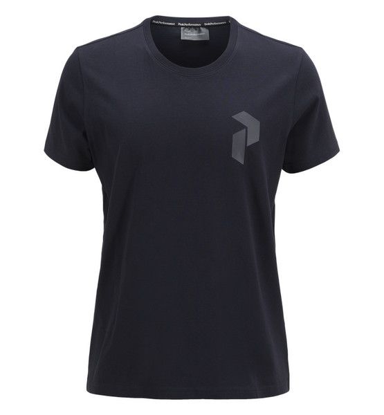 PeakPerformance G62510007 T-shirt XL Short sleeve Crew neck Cotton Black