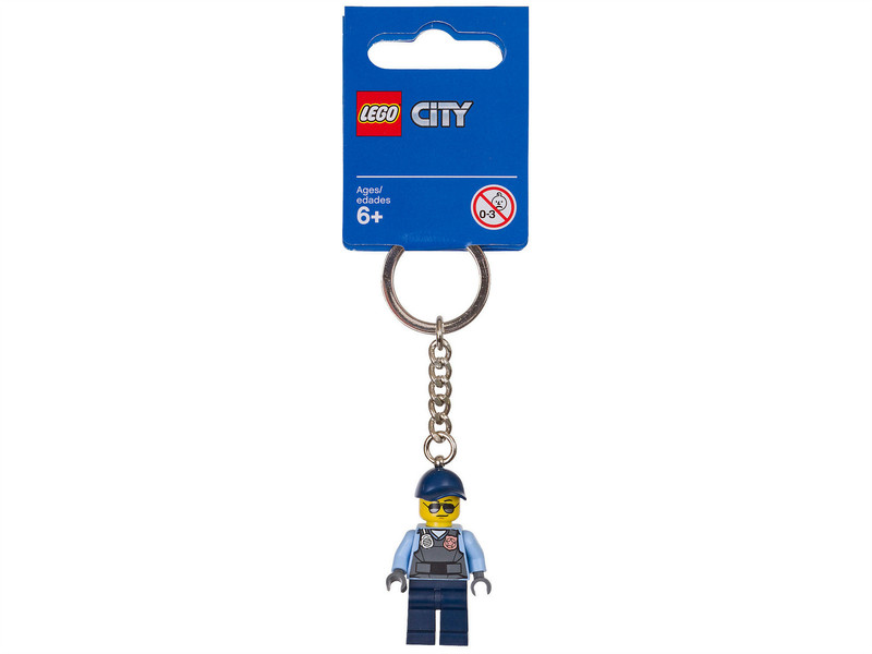LEGO City Prison Guard Key Chain