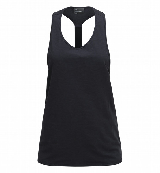 PeakPerformance G63520002-2T6-S Shirt S Sleeveless Scoop neck Cotton Blue women's shirt/top