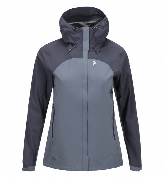 PeakPerformance Swift Women's shell jacket/windbreaker M Polyamide Blue,Grey