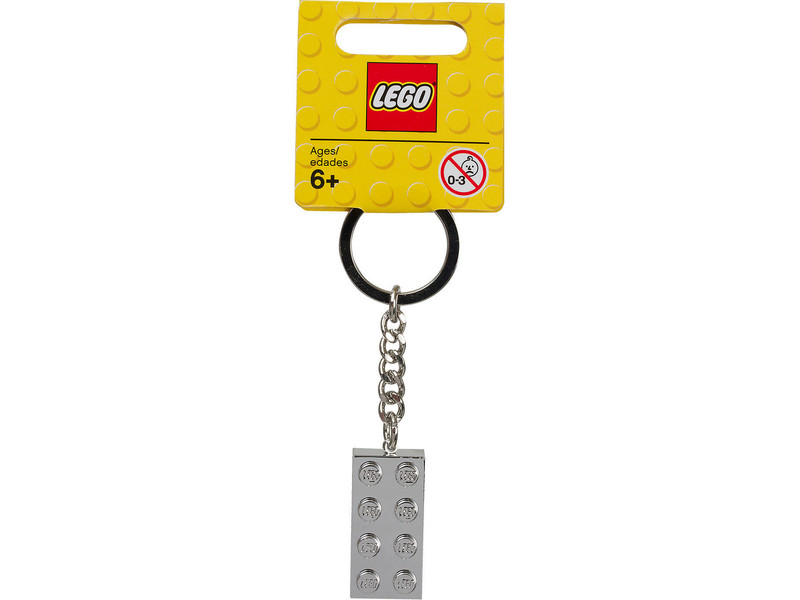 LEGO Metalized 2x4 Key Chain