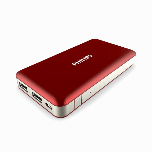 Philips DLP6080WR/11 8000mAh Red power bank