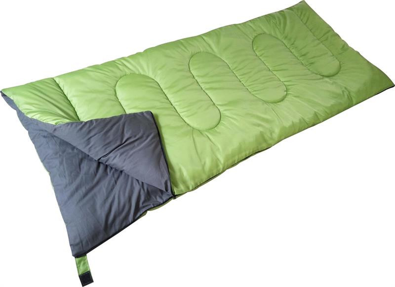Inland 04052 Для взрослых Rectangular sleeping bag Полиэстер, Трикотаж Зеленый sleeping bag