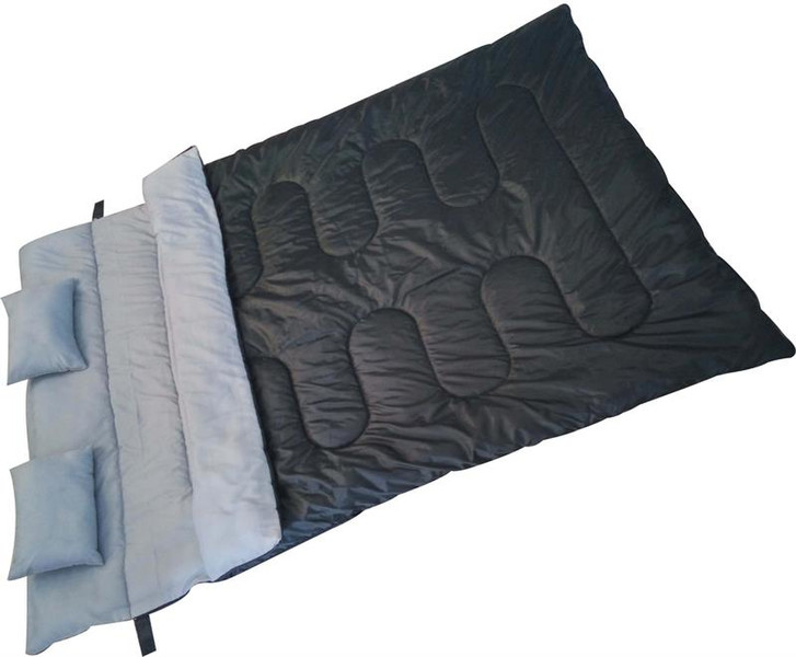 Inland 04055 Adult Rectangular sleeping bag Polyester,Tricot Black sleeping bag