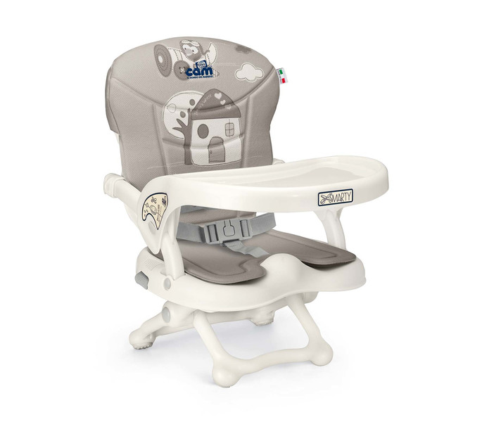 Cam Smarty Pop Booster high chair Padded seat Beige,Multicolour