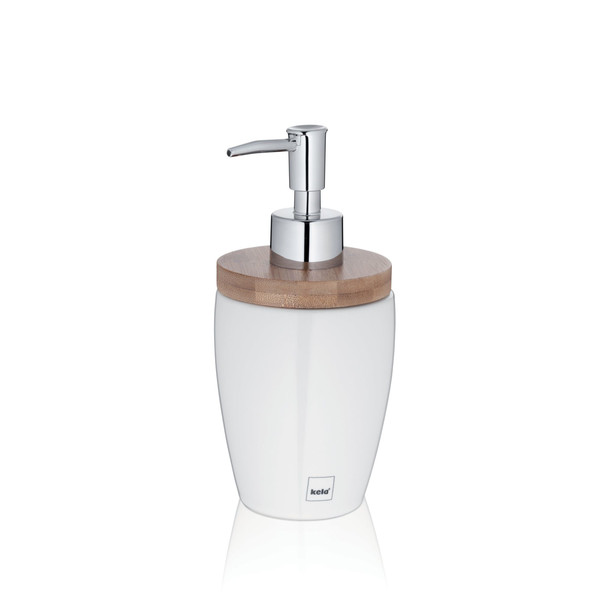 Kela 18596 0.35L White soap/lotion dispenser