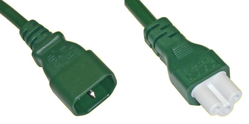 Diggelmann NCNG3GN-2 2m C14 coupler C5 coupler Green power cable
