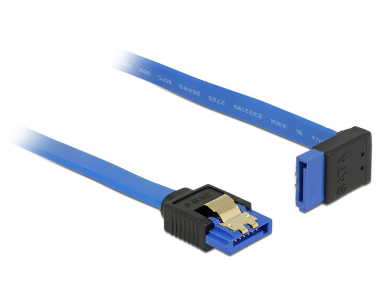 DeLOCK 84997 0.5m SATA 7-pin SATA 7-pin Black,Blue SATA cable