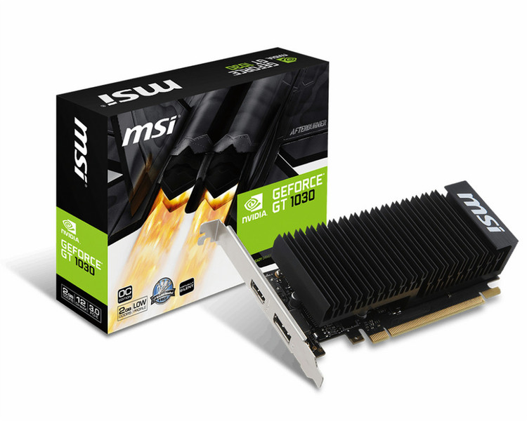 MSI GeForce GT 1030 2GH LP OC GeForce GT 1030 2GB GDDR5