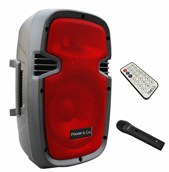 Power & Co XP-8000RD 3200W Black,Red loudspeaker