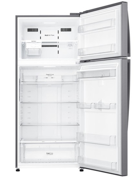 LG GTF7851PS Отдельностоящий 509л A++ Нержавеющая сталь холодильник с морозильной камерой