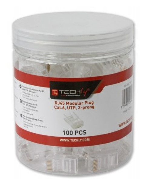 Techly IWP-JAR-C6RTY RJ45 Прозрачный коннектор