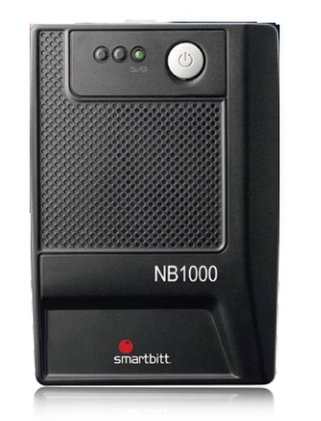 Smartbitt NB1000 1000ВА 6розетка(и) Компактный Черный источник бесперебойного питания